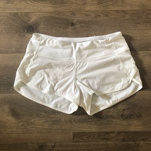 White Lululemon Shorts